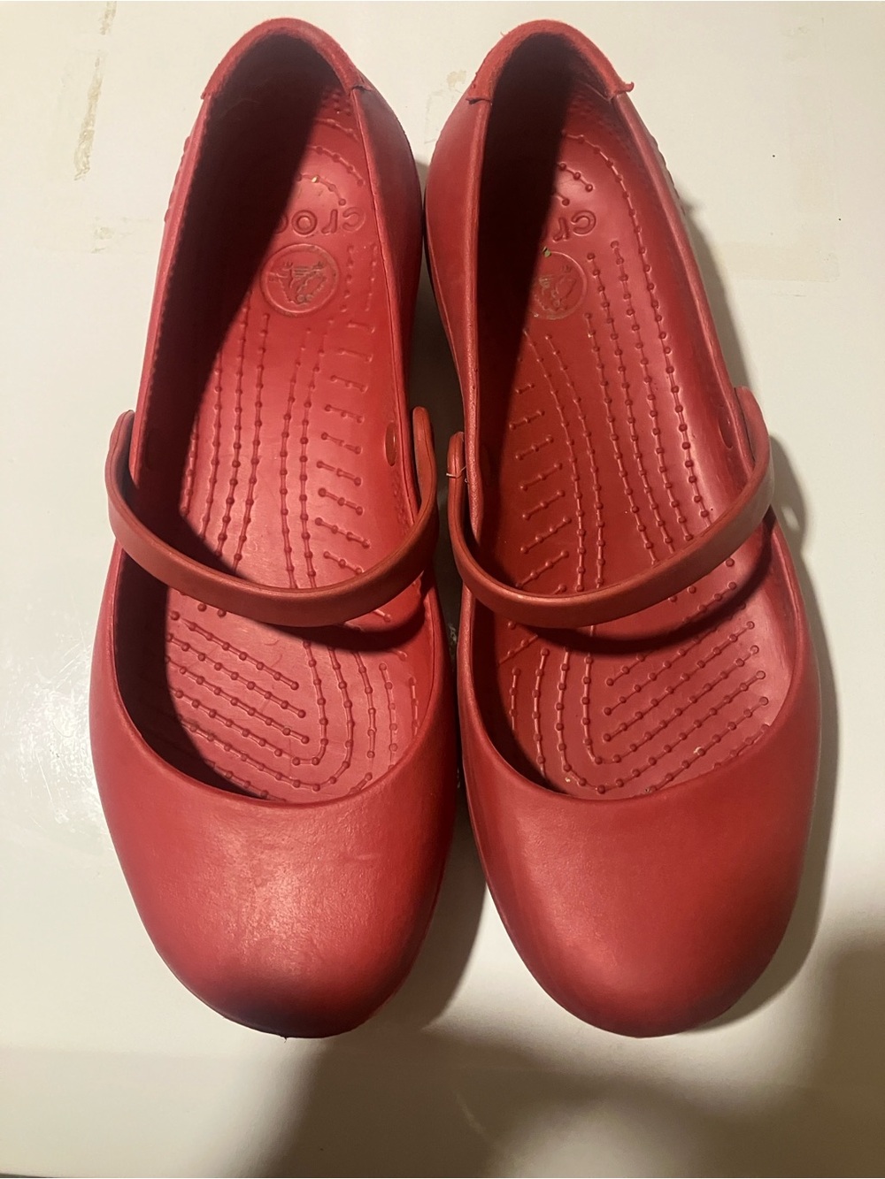 CROCS-Women/Mary Jane Shoes - Red